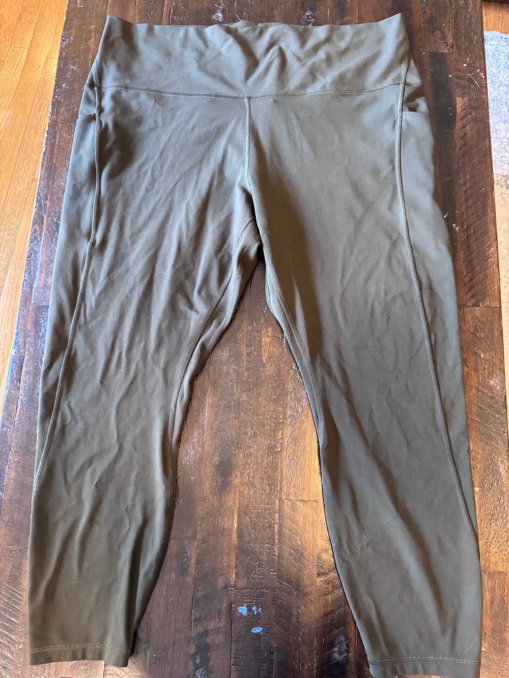 lululemon athletica Olive Green Leggings size 20